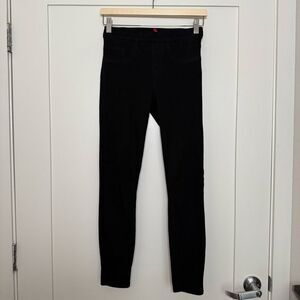 Spanx Jean-Ish Ankle Leggings Womens Size XS Black Stretchy Pull On 20018P